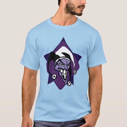 Krankzinnige Jester logo T-shirt (Voorkant)