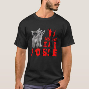 krankzinnige kat posse Dierenvriend katachtige kit T-shirt