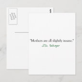 Krankzinnige moeders briefkaart (Voorkant / Achterkant)