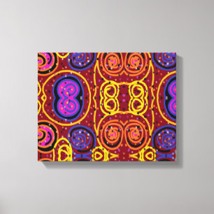 KRANKZINNIGE ROLLEN CANVAS AFDRUK