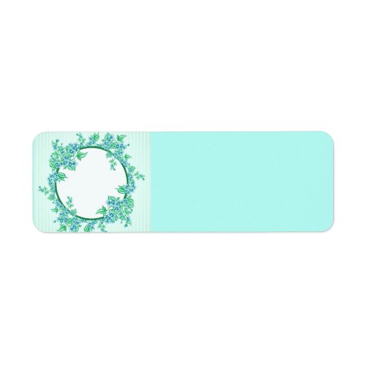 Krans Aqua   Label (Voorkant)