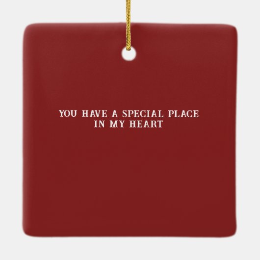  krans Beagle Dog Square Ornament (Achterkant)