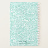  krans blauw groen wachtwoord boek / planner (Achterkant)