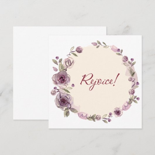 Krans Bloemen Groene takken Bloemstuk Religieus (Voorkant / Achterkant)