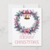 Krans Christmas Kaart (Voorkant)