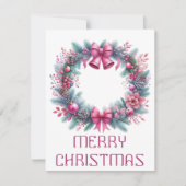 Krans Christmas Kaart (Voorkant)