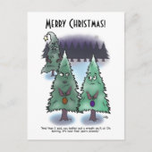 Krans Christmas Post Kaart (Voorkant)