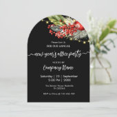 Krans corporate logo Nieuwjaar kantoor partij Kaart (Staand voorkant)