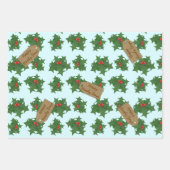 Krans Foto Kerst Inpakpapier Vellen (Voorkant)