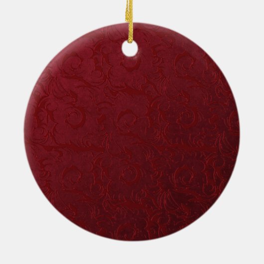  krans foto kerstversiering keramisch ornament (Achterkant)