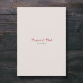 Krans & herfst bruiloft uitnodiging