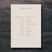 Krans & Herfst Huwelijksdetails Behuizing Kaart