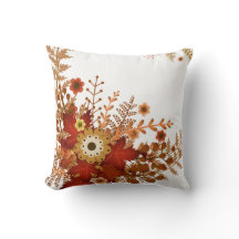 Krans herfst met bloemen