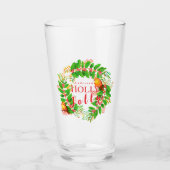 Krans Holly Jolly Family Glas (Voorkant)