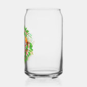 Krans Hulst Kerst Licht Teal Blikvorm Glas (Links)