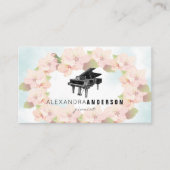 Krans Kersenbloesems  Piano Visitekaartje (Voorkant)