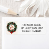 Krans Kerst Adresetiketten Etiket (Insitu)