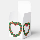 Krans Kerst Hart Venster Favor Doos Bedankdoosjes (Geopend)