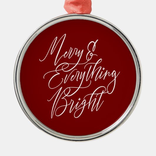 Krans Kerst Ornament Merry Alles Licht (Voorkant)