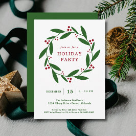 Krans Kerstfeest Kaart