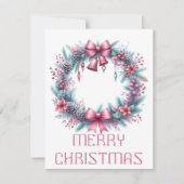 Krans Kerstkaart (Voorkant)