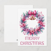 Krans Kerstkaart (Voorkant / Achterkant)