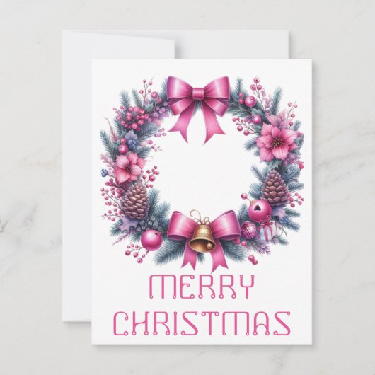 Krans Kerstkaart (Voorkant)