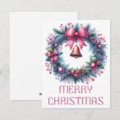 Krans Kerstkaart (Voorkant / Achterkant)