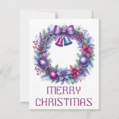 Krans Kerstkaart (Voorkant)