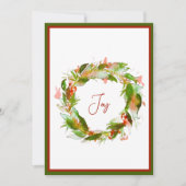 Krans Kerstkaart (Voorkant)