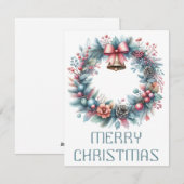 Krans Kerstkaart (Voorkant / Achterkant)