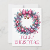Krans Kerstkaart (Voorkant)