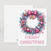 Krans Kerstkaart (Voorkant / Achterkant)