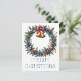 Krans Kerstkaart
