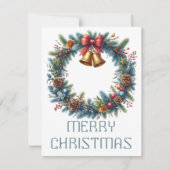 Krans Kerstkaart (Voorkant)