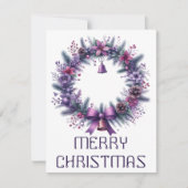 Krans Kerstkaart (Voorkant)