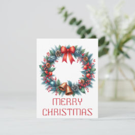 Krans Kerstkaart