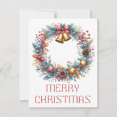 Krans Kerstkaart (Voorkant)