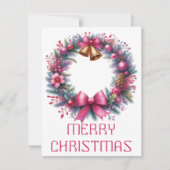 Krans Kerstkaart (Voorkant)