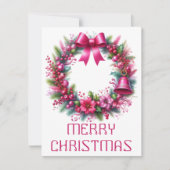 Krans Kerstkaart (Voorkant)