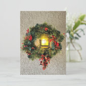 Krans kerstkaart (Staand voorkant)