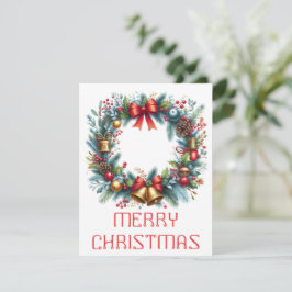 Krans Kerstkaart