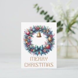 Krans Kerstkaart