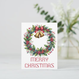 Krans Kerstkaart