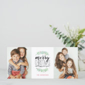 Krans Kerstvakantie Kerstmis 2 Foto (Staand voorkant)