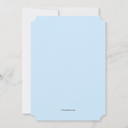 Krans kralen Foto Save the Date Aankondiging (Achterkant)