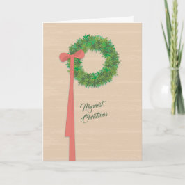 Krans Kunst Kerstkaart Kaart