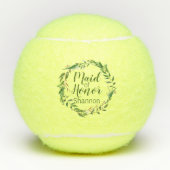 Krans Maid of Honor huwelijkscadeau Tennisballen (Voorkant)