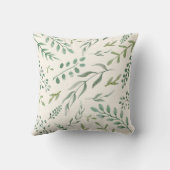 Krans met botanisch groen en monogram jubileum kussen (Achterkant)