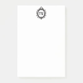 Krans met initialen post-it® notes